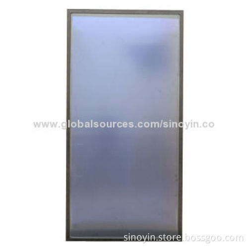 Glazed Solar Collector with Whole Laser Welding and Blue Titanium Absorber with SRCC Solar Keymark